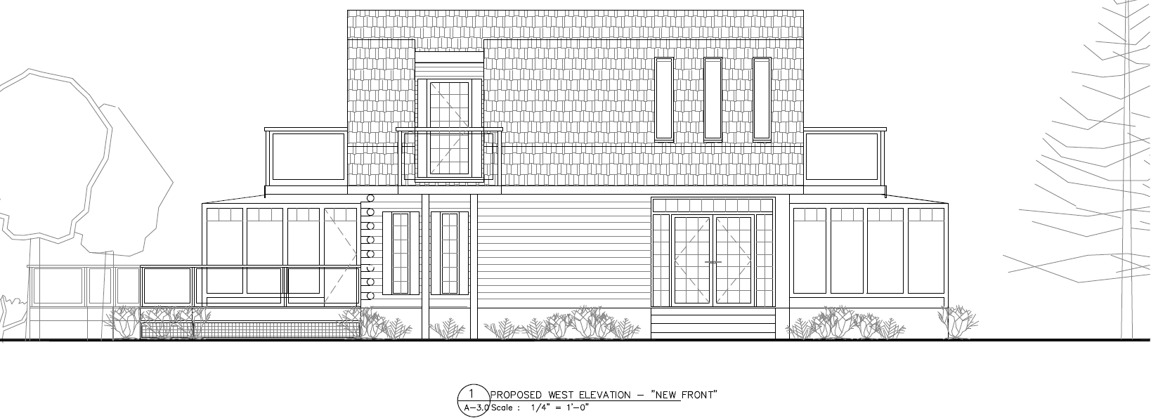 Cottage renovation blueprints.