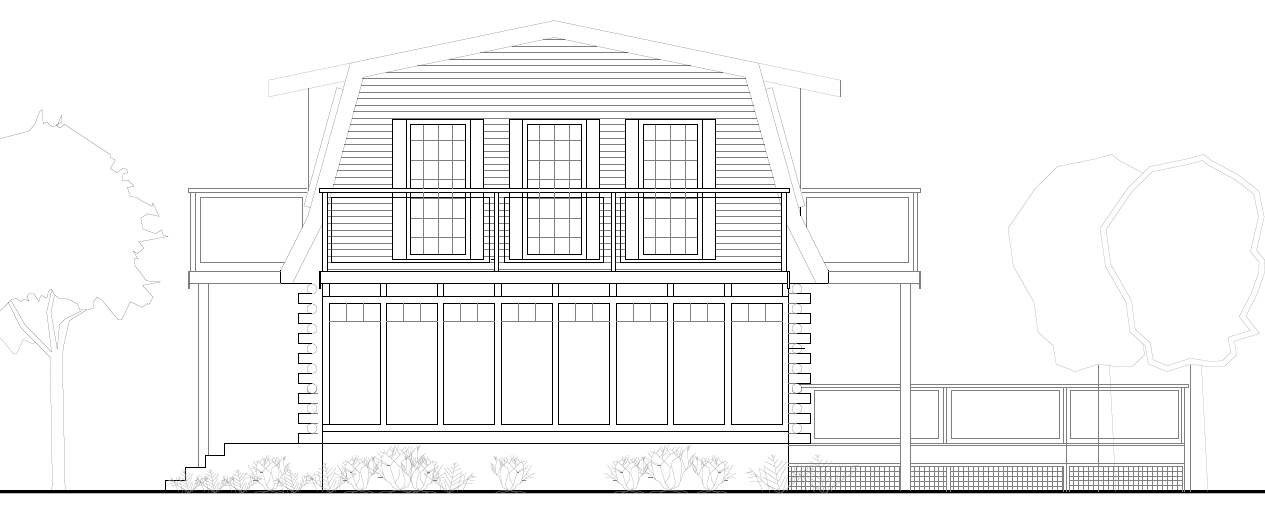 Cottage renovation blueprints.